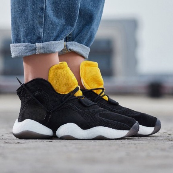 ☀️Adidas Crazy BYW Black Yellow Mens JE32 - Picture 1 of 8